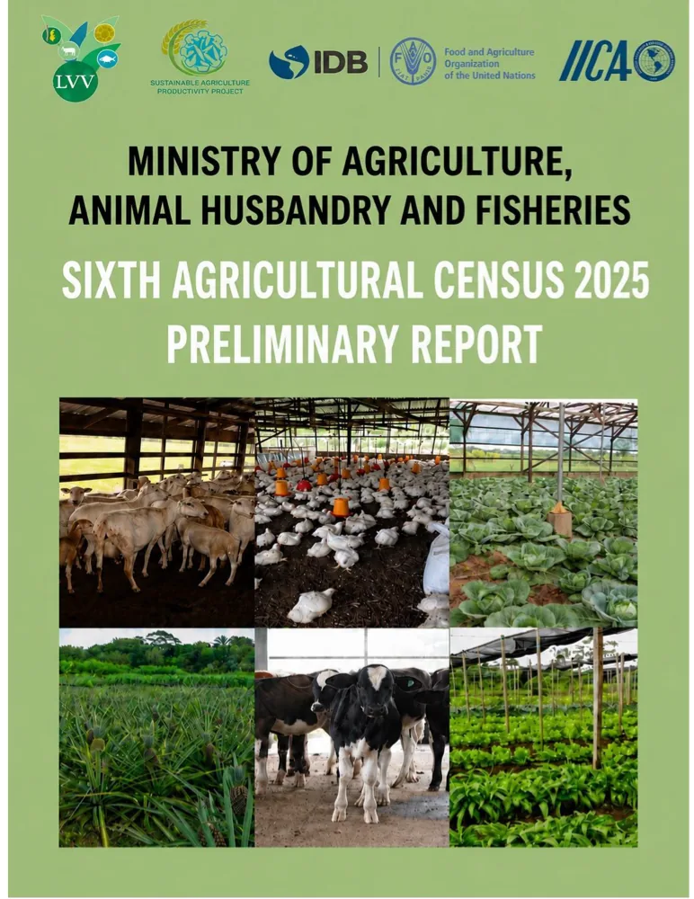 Zesde Agrarische Telling van Suriname — Voorlopig Rapport